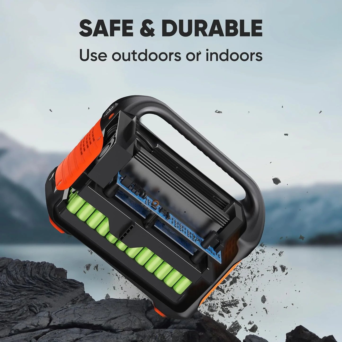 Portable Power Station Explorer 500, 500W Continuous/1000W Peak Portable Power Stations