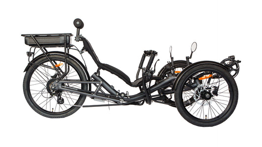 EUNORAU T1 Electric Recumbent Trike – 52V 750W, Torque Sensor, Full Hydraulic Brakes & Parking Brake