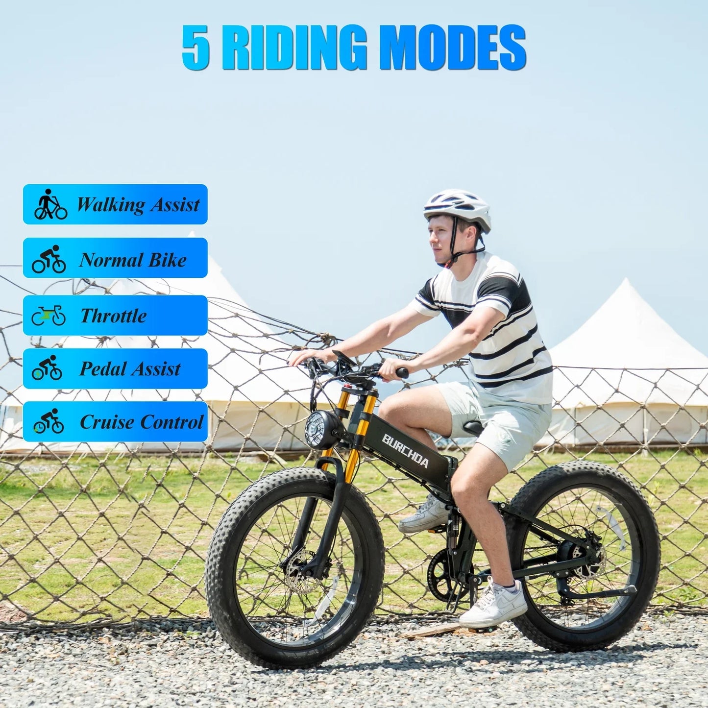 Folding Electric Bike for Adult 26'', 1000W UL2849 48V 40Ah Removable Battery Fat Tire E-Mountain Bike up to 30MPH Long Range off Road Ebike Beach Snow Dual Hydraulic&Brakes Electric Bicycle