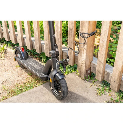 Heavy Duty Security Lock for Scooters, Bicycles, Prams, Black, High-Tech ABS Coated Ideal Scooter Lock for E-Scooter Motorcycle