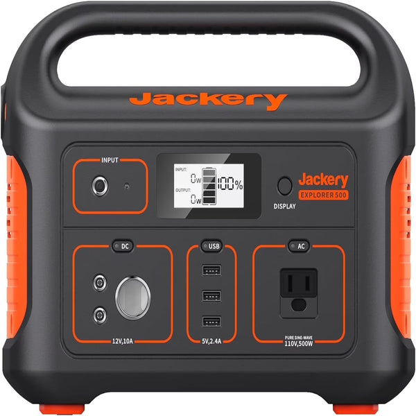 Portable Power Station Explorer 500, 500W Continuous/1000W Peak Portable Power Stations