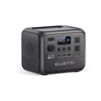 700W Continuous/1000-Watt Peak Output Power Station AC50B Push Button Start Lifepo4 Battery Solar Generator for Outdoors