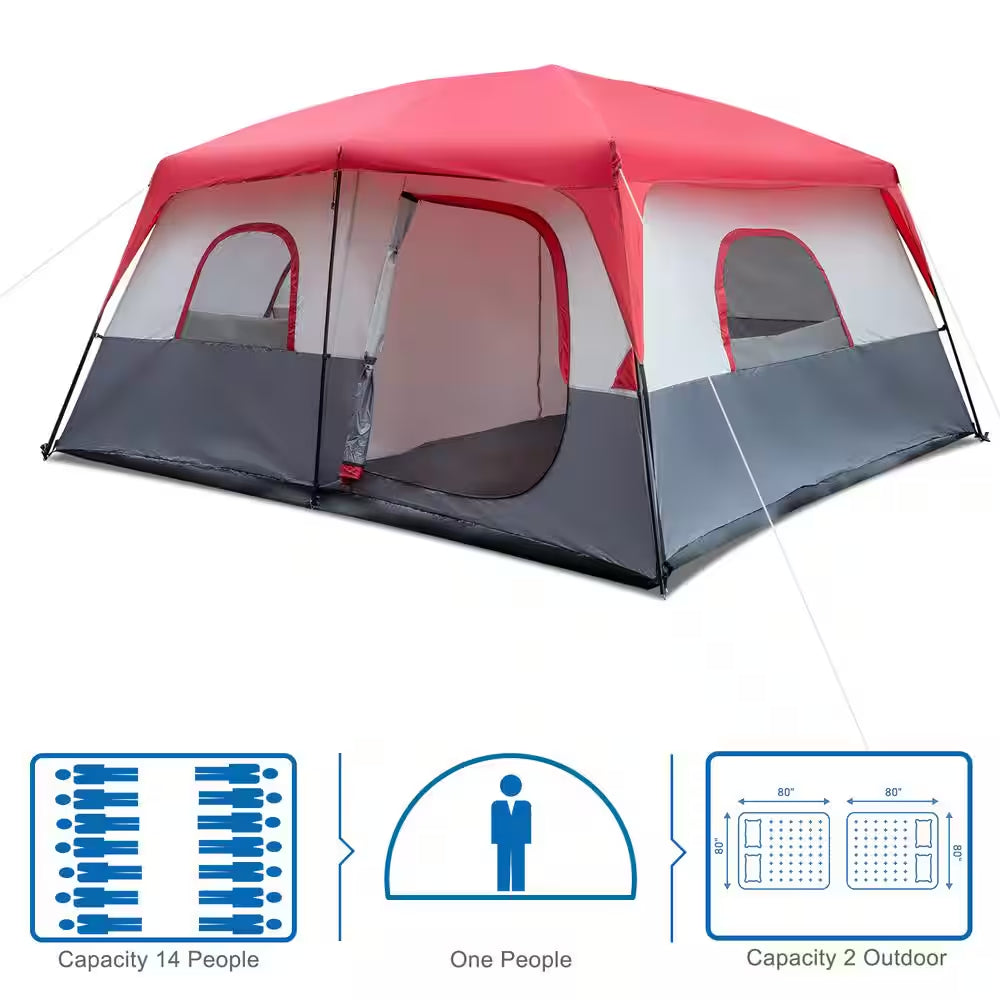 14-Person 14 Ft. Camping Family Tent