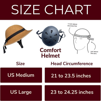 Straw Hat Bike Helmet - Comfort