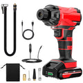Cordless Tire Inflator 150 PSI – 6000mAh Rechargeable Portable Air Compressor with Digital Display & LED Light