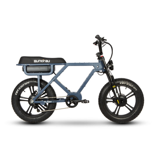 EUNORAU FLASH AWD 1.0 Dual-Motor Fat Tire E-Bike – 52V 1500W All-Wheel Drive, 184 Nm Torque, Hydraulic Brakes