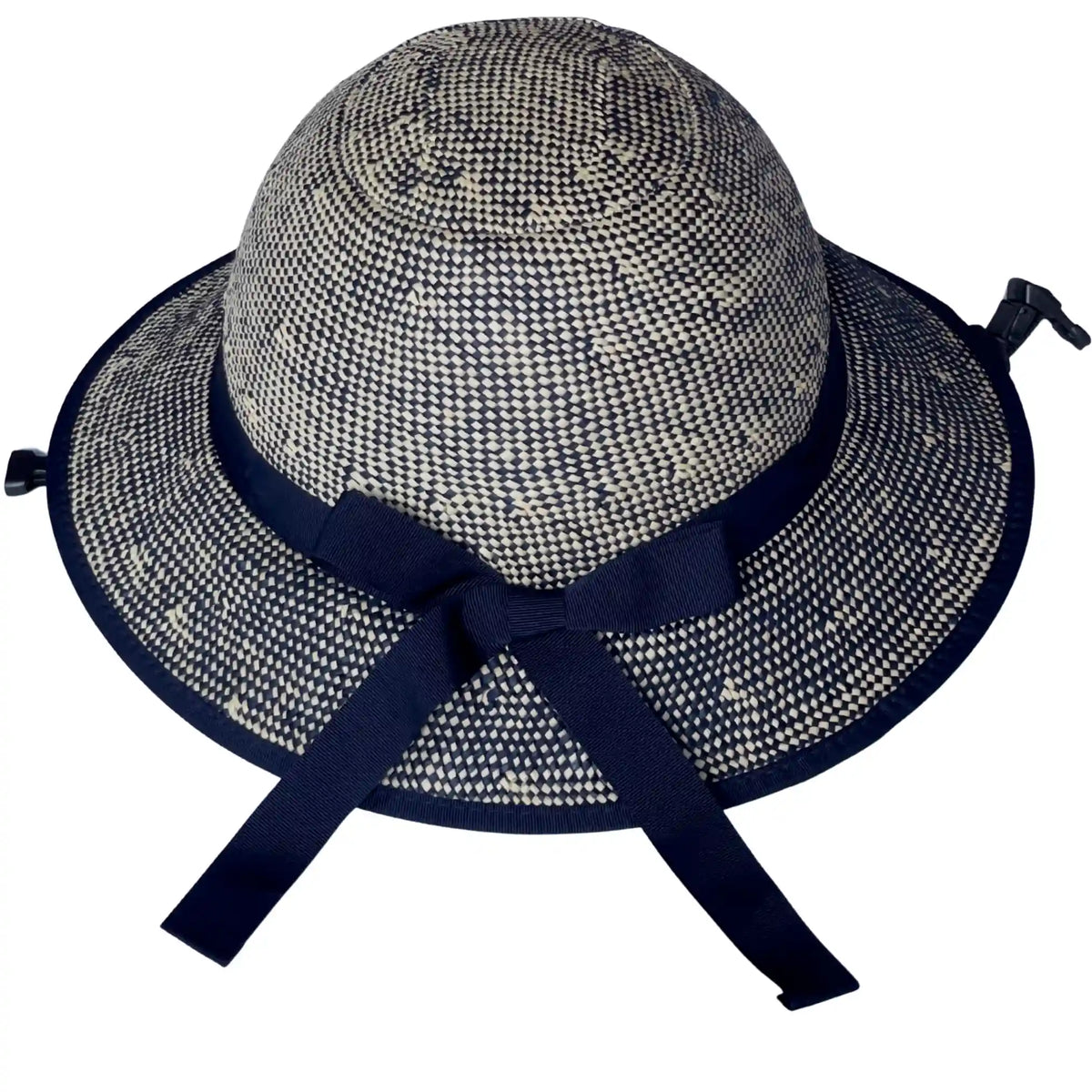 Straw Hat Bike Helmet Shibori Blue - Comfort