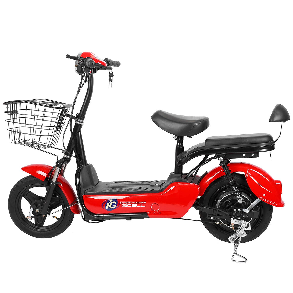 Electric Mobility Scooter 48V 350W Motor 14in Tire 3 Adjustable Speed with Cargo Basket