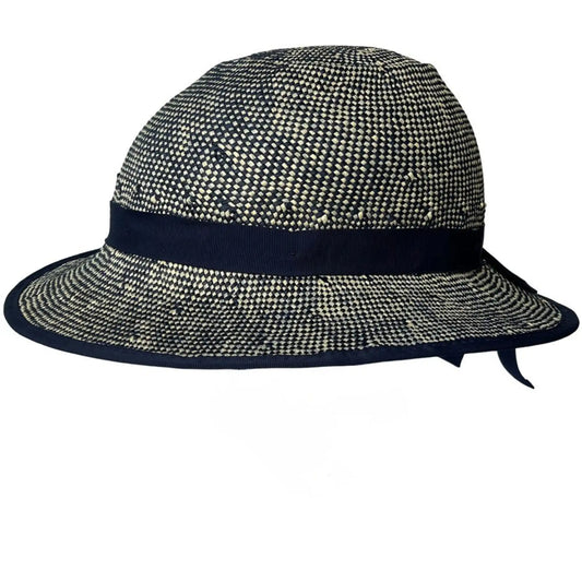 Straw Hat Helmet Shibori Blue Cover ONLY