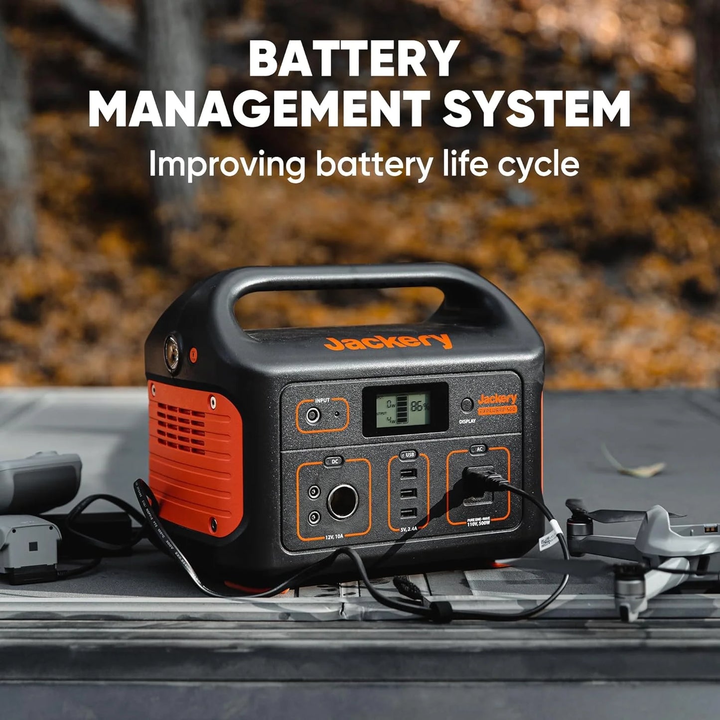 Portable Power Station Explorer 500, 500W Continuous/1000W Peak Portable Power Stations