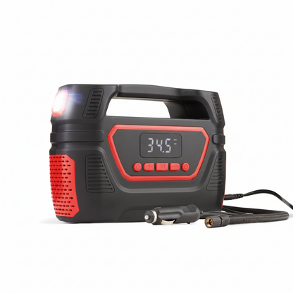 Dual Power Digital Inflator for P195/65R15 Car Tire, Car-Dc 12V or Home-Ac 120V